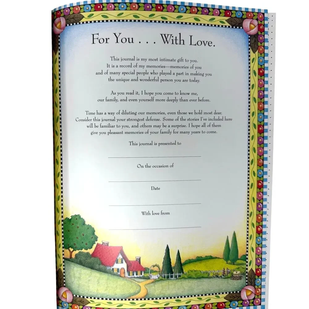 Mary Engelbreit Mother's Journal Family Memories Baby Book Hardcover